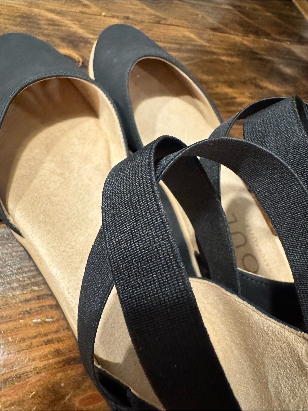 New Soul Naturalizer Women's Faux Black Leather Intro Sandals Size 8.5W - Picture 7 of 10